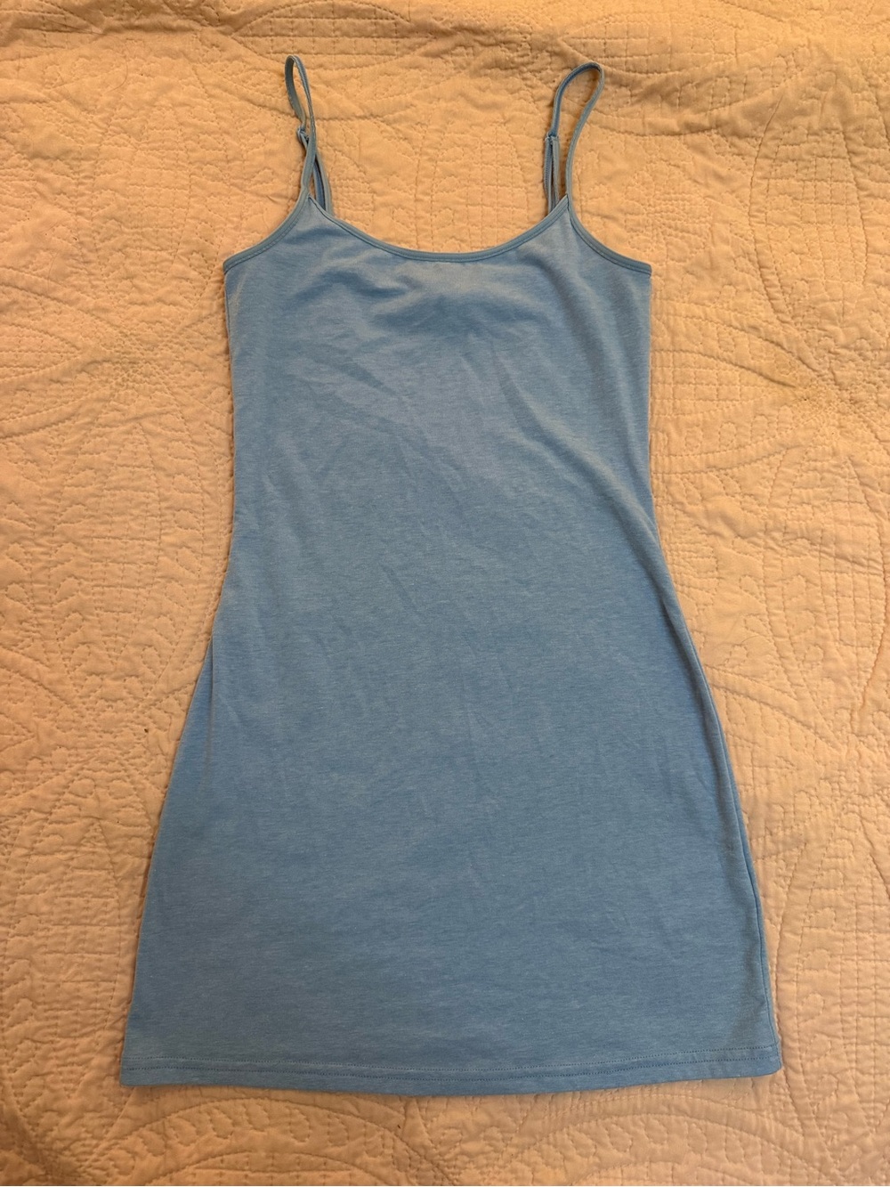H&M Light Blue Basic Tank Top